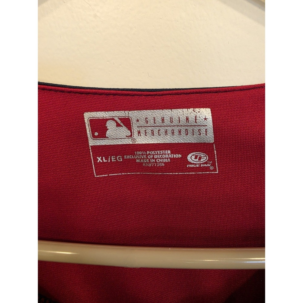 Minnesota Twins MLB Genuine Merchandise Baseball Jersey XL Navy Red Button Front - Picture 2 of 4